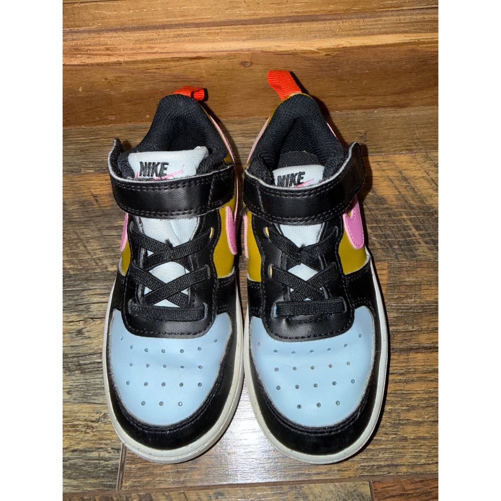 Nike Court Borough Low 2 Multi-Color Sneakers DV5458-004 Kids Size 9C - Picture 4 of 12